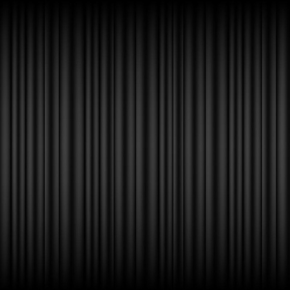 Rideau Lycra noir