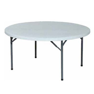 table ronde polyethylene 152cm et 178cm lorca